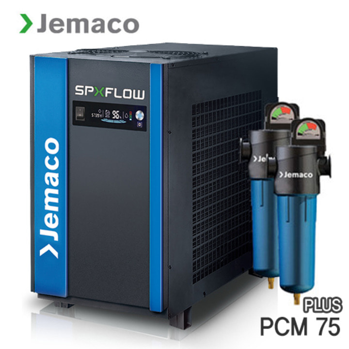 제마코 상변화식 에어드라이어 PCM plus75 콤프레샤 20마력용 에너지 절감 및 친환경 고온일체형에어드라이어