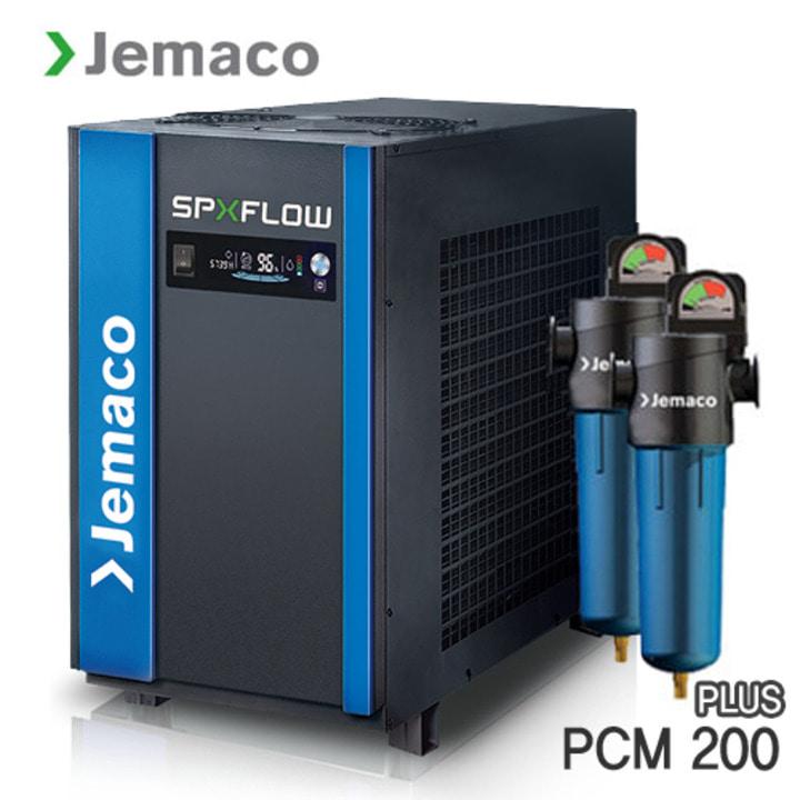 제마코 상변화식 에어드라이어 PCM plus200 콤프레샤 50마력용 에너지 절감 및 친환경 고온일체형에어드라이어