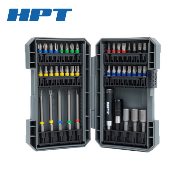 HPT 비트세트 드라이버 충전 육각 임팩 HBS142 (42PC)