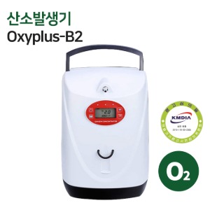 의료용 Oxyplus-B2 충전&amp;이동식 산소발생기 2L 연속모드/흡입 모드/충전배터리/시거잭/220V