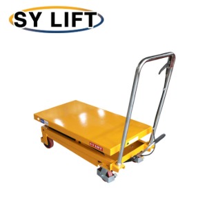 SY리프트 2단형 이동식 수동 테이블 리프트 SLT-350D