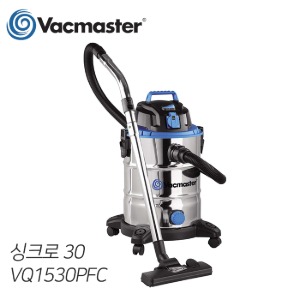 백마스터 Vacmaster 건습식 진공청소기 싱크로30 VQ1530SFDC 연동형 청소기 업소용 산업용 30리터 청소기