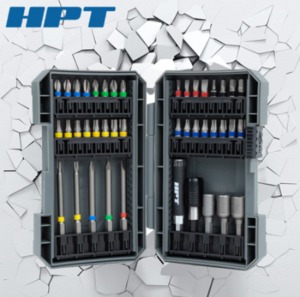HPT 비트세트 드라이버 충전 육각 임팩 HBS142 (42PC)